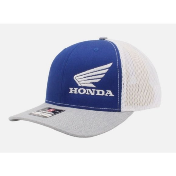 Honda Wing Richardson 112 Snap Back Trucker Hat ***Embroidered*** - Picture 1 of 3